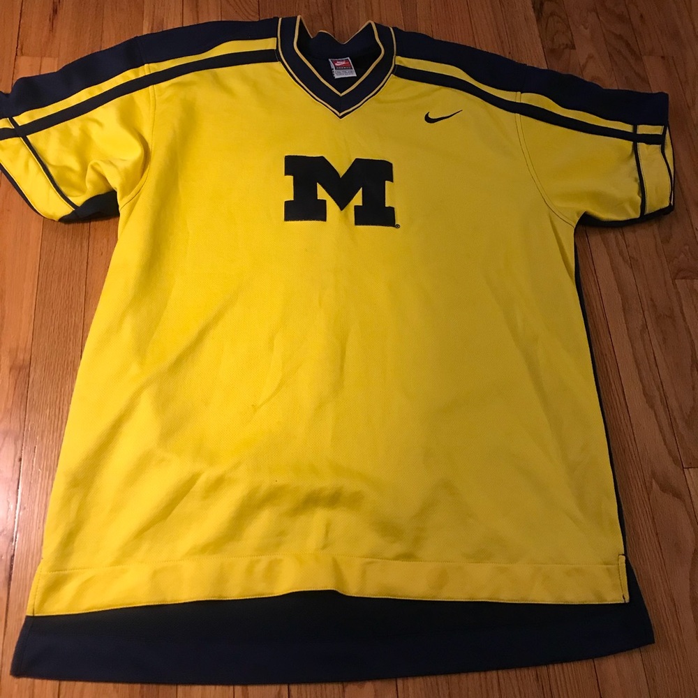 Michigan Wolverines Basketball Warm Up Jersey/H1